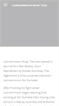 Mobile Screenshot of lamnammoonmuaythai.com